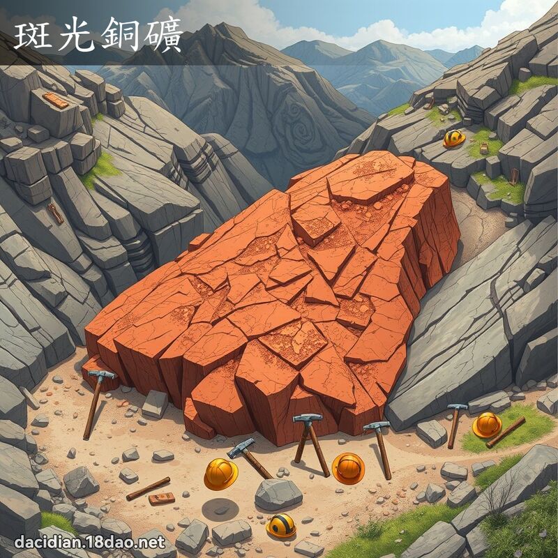 斑光铜矿 - 国语大辞典配图