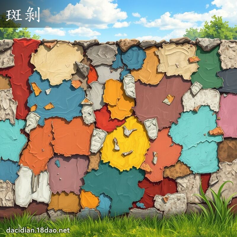 斑剥 - 国语大辞典配图