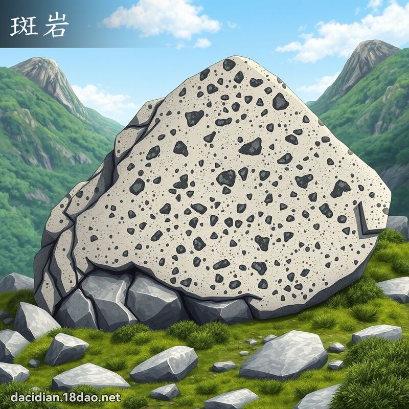 斑岩 - 国语大辞典配图