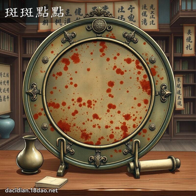 斑斑點點 - 國語大辭典配圖