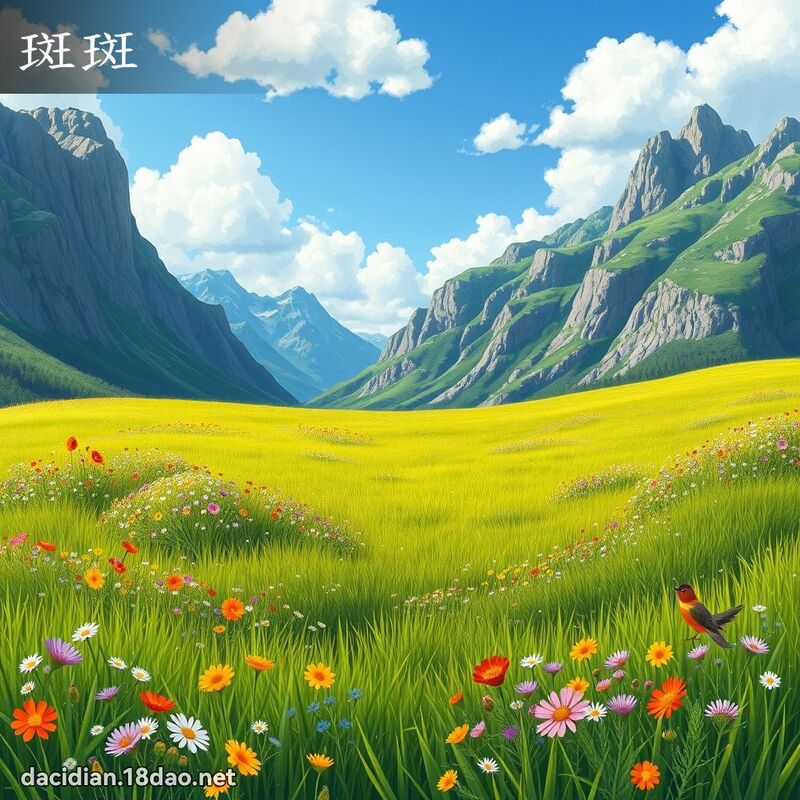 斑斑 - 国语大辞典配图