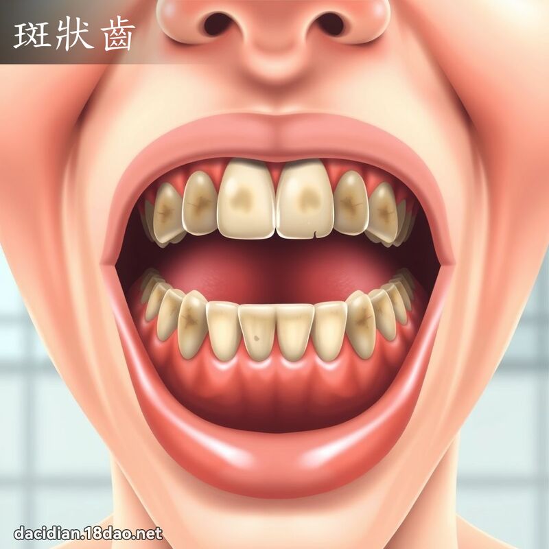 斑状齿 - 国语大辞典配图