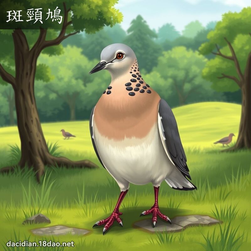 斑颈鳩 - 国语大辞典配图