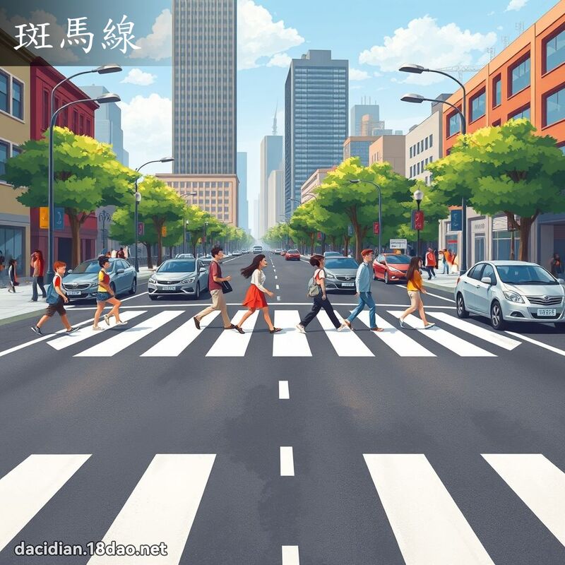 斑马线 - 国语大辞典配图