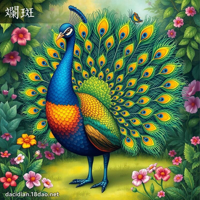 斕斑 - 國語大辭典配圖