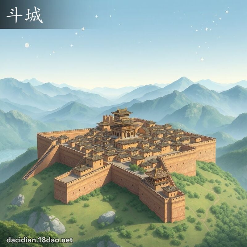 斗城 - 国语大辞典配图