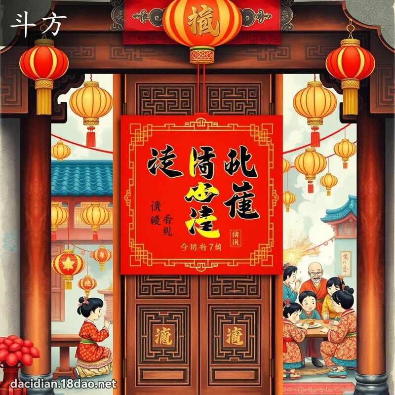 斗方 - 国语大辞典配图