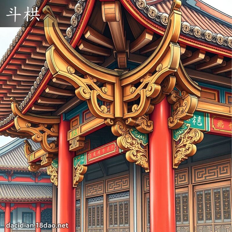 斗栱 - 國語大辭典配圖