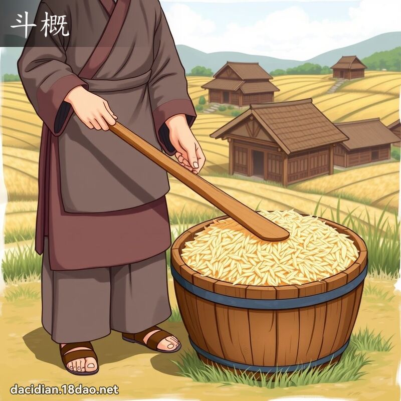 斗概 - 國語大辭典配圖