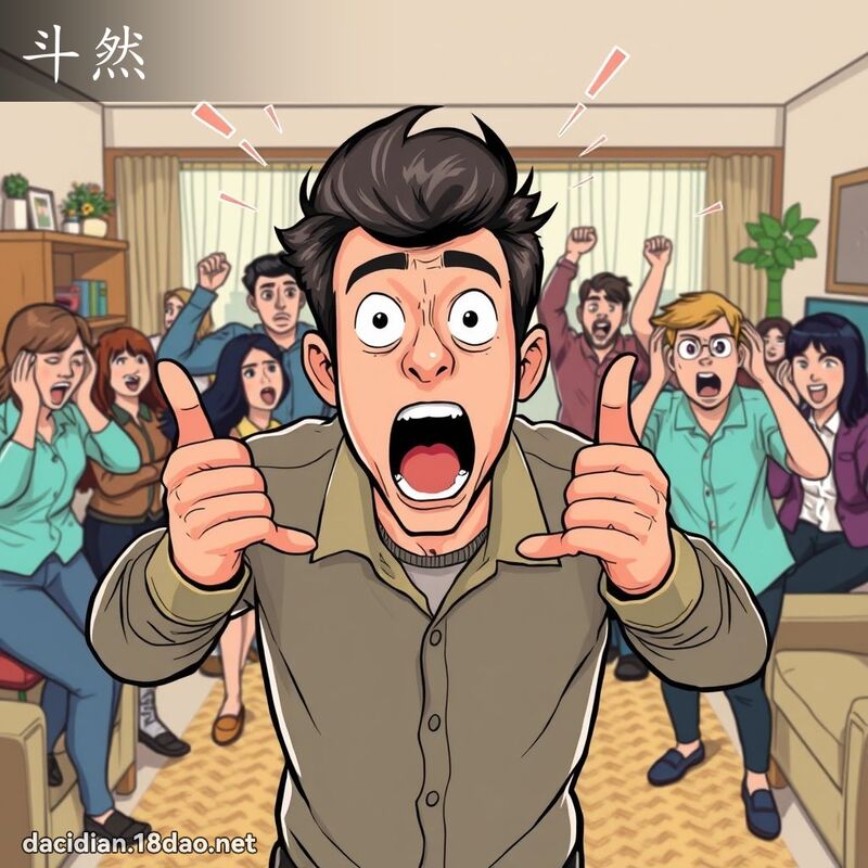 斗然 - 国语大辞典配图