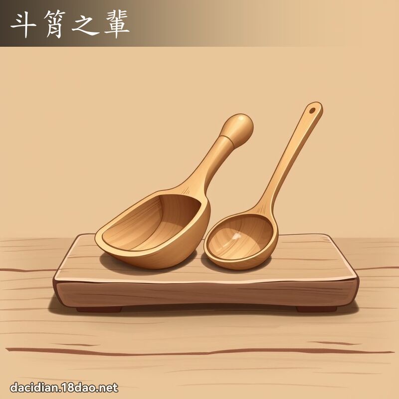 斗筲之輩 - 國語大辭典配圖