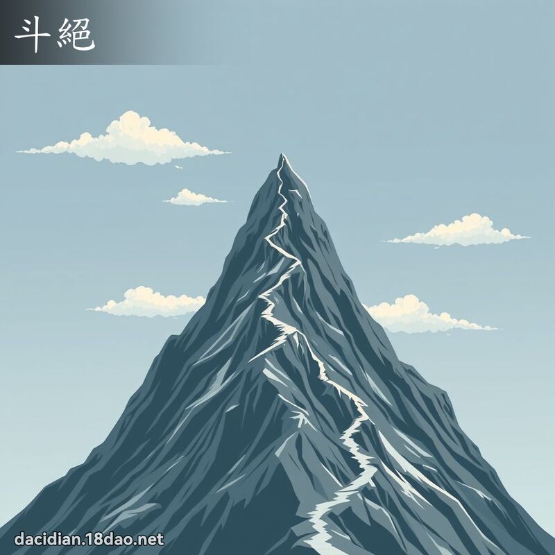 斗绝 - 国语大辞典配图