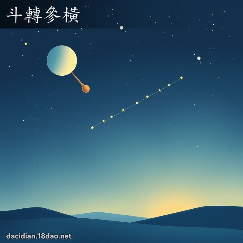 斗转参横 - 国语大辞典配图