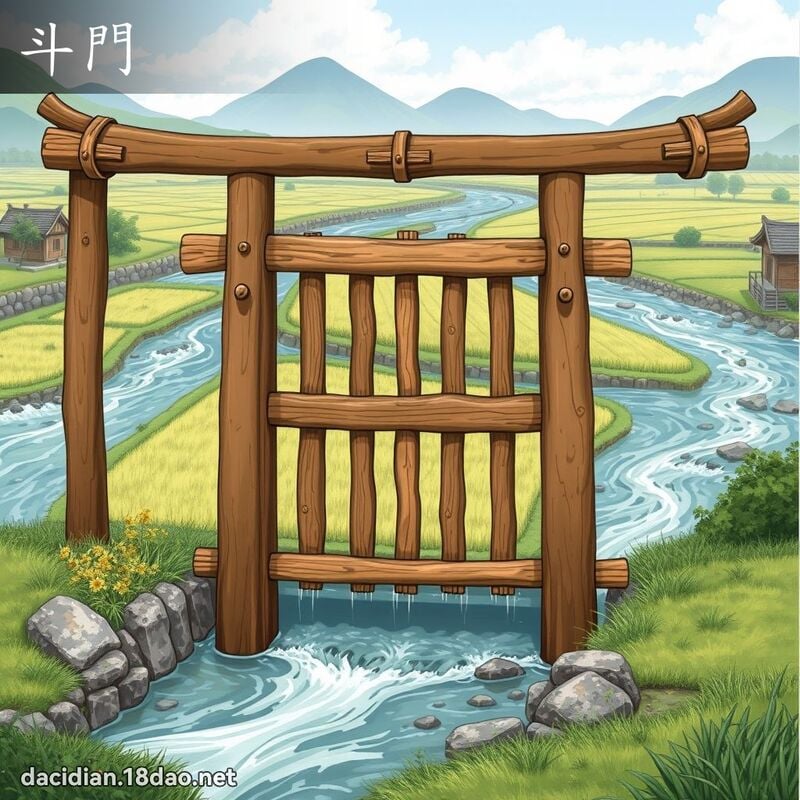 斗门 - 国语大辞典配图
