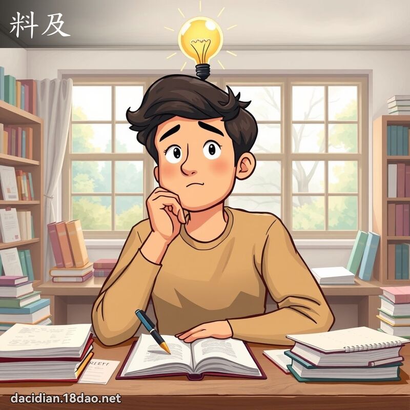料及 - 國語大辭典配圖