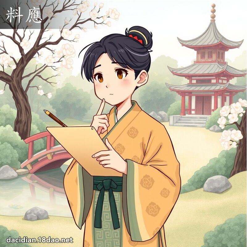 料應 - 國語大辭典配圖