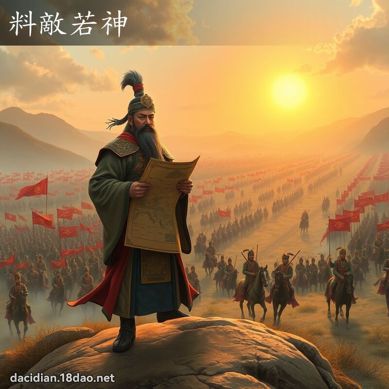 料敵若神 - 國語大辭典配圖