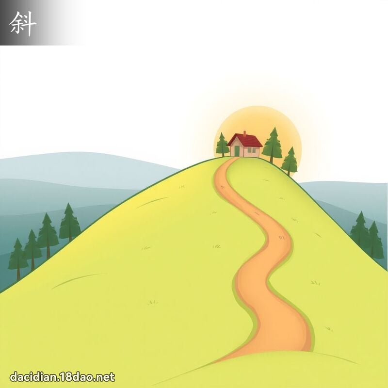 漢字: 斜 (多音字)