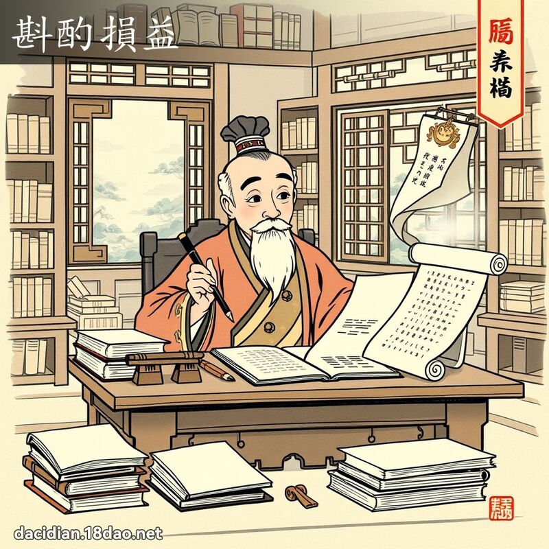 斟酌損益 - 國語大辭典配圖
