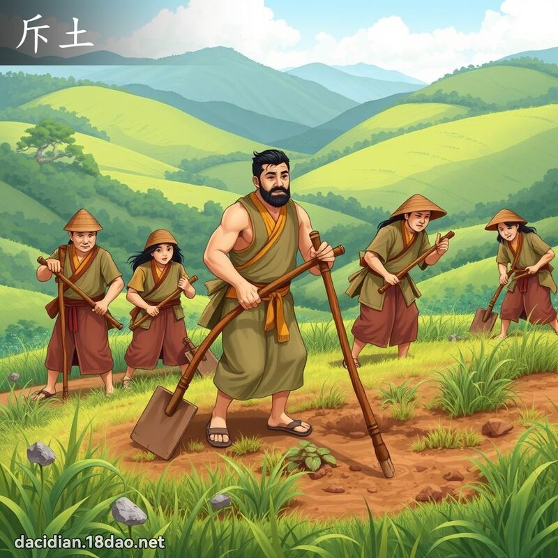 斥土 - 國語大辭典配圖