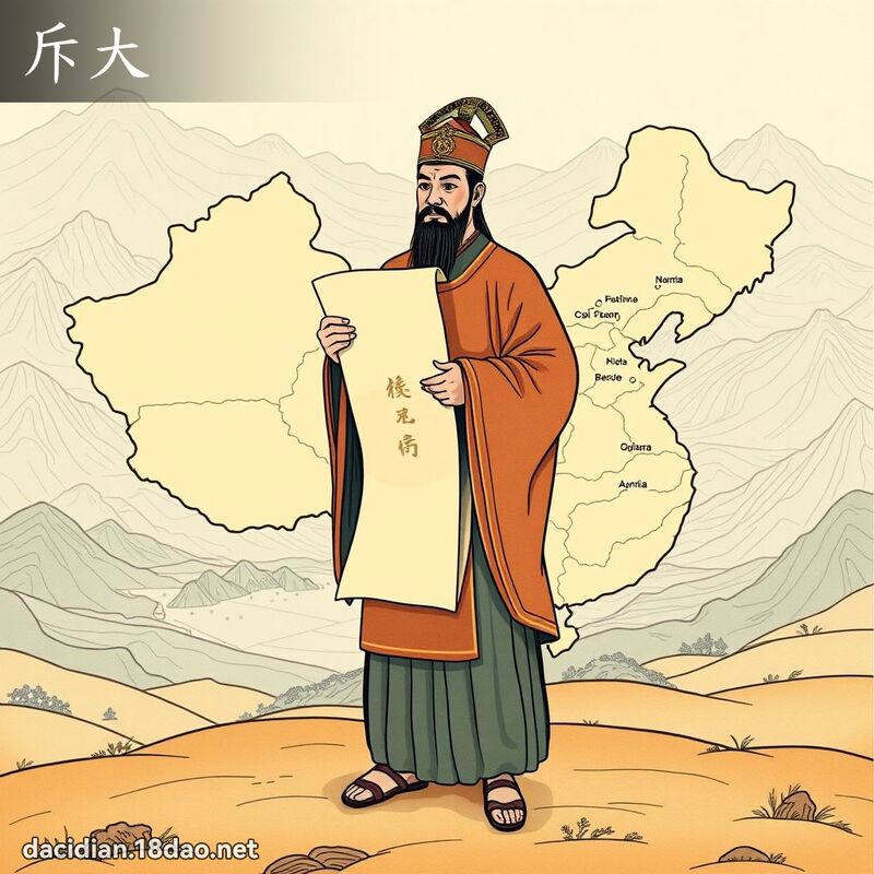斥大 - 國語大辭典配圖