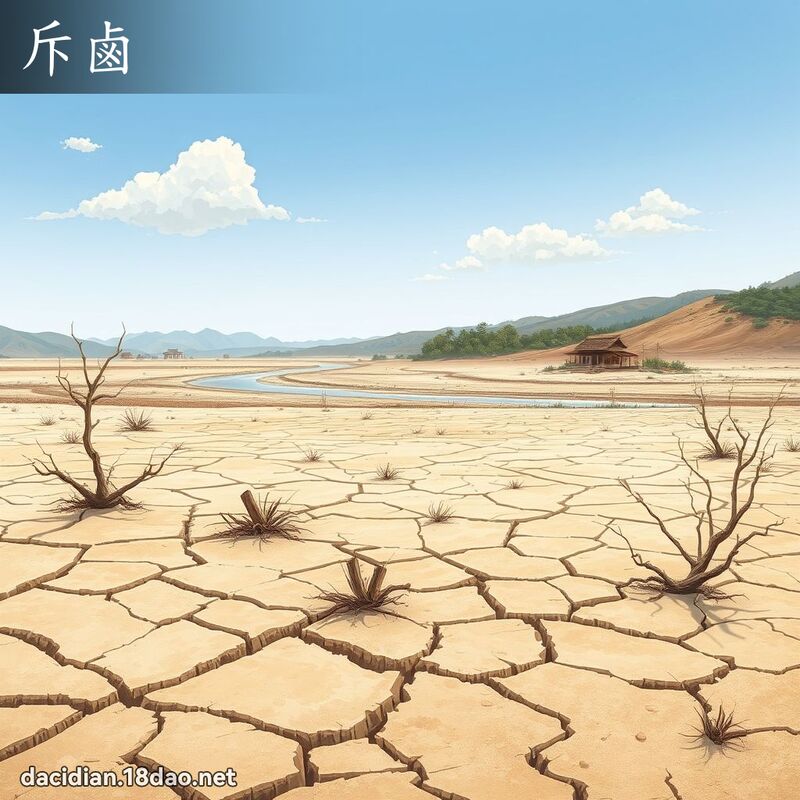 斥鹵 - 國語大辭典配圖