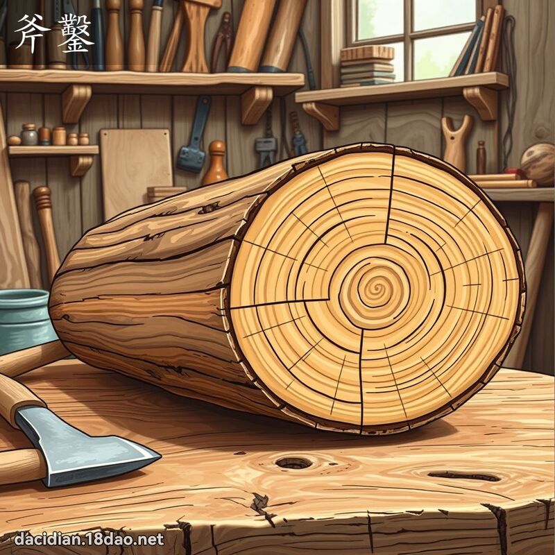 斧鑿 - 國語大辭典配圖