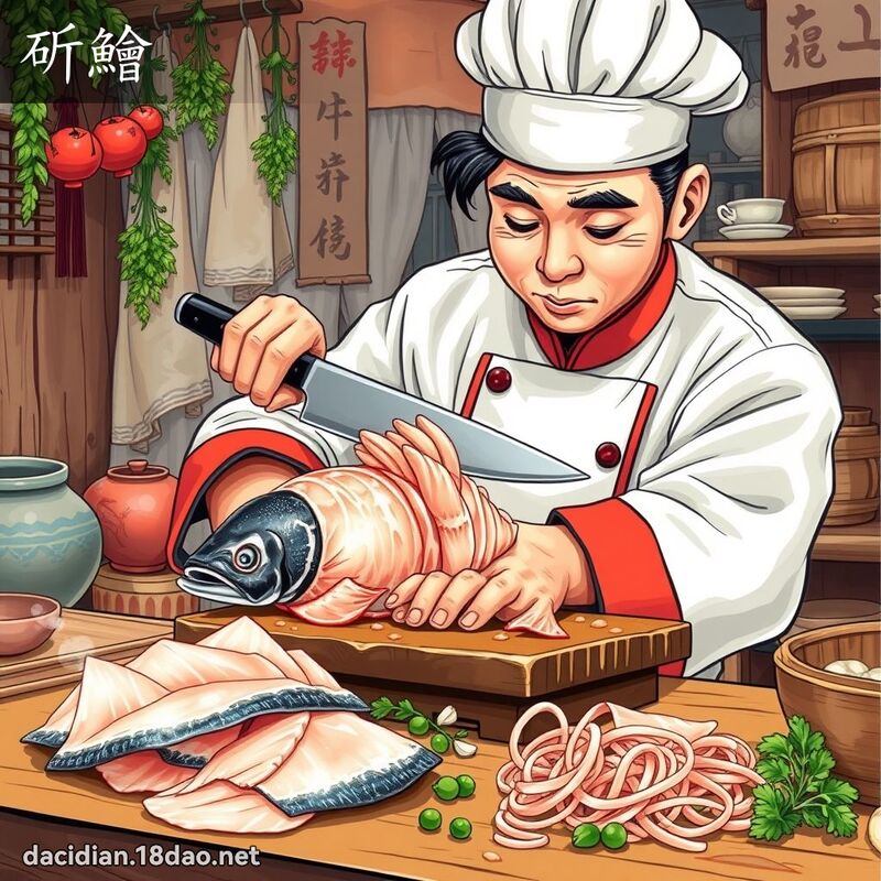 斫鱠 - 國語大辭典配圖