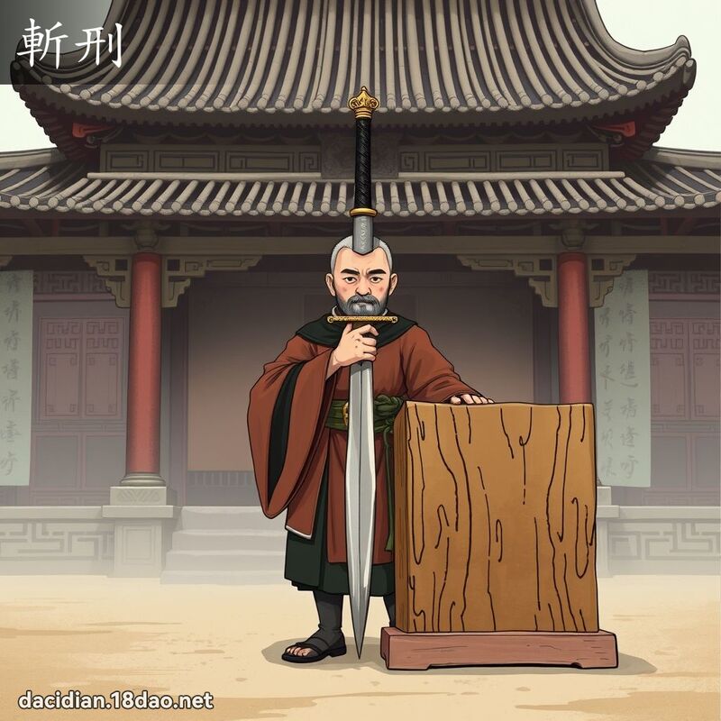 斬刑 - 國語大辭典配圖