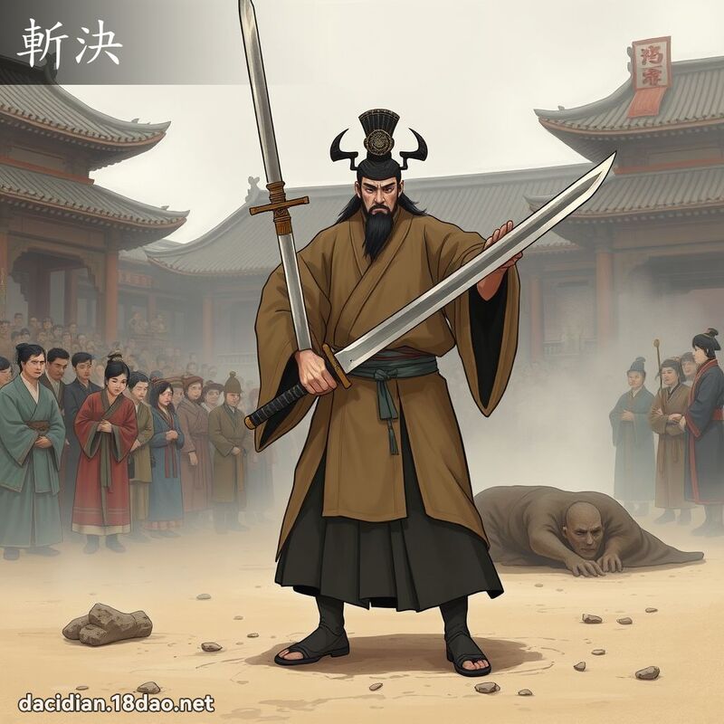 斩决 - 国语大辞典配图