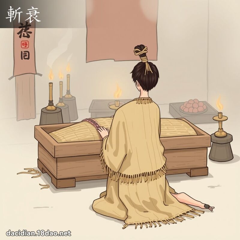 斬衰 - 國語大辭典配圖