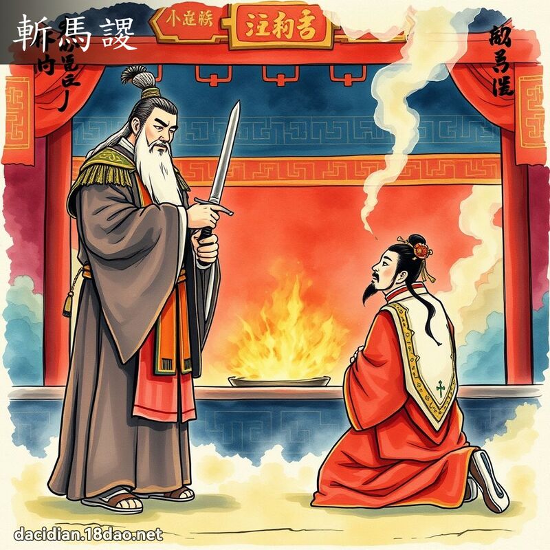 斬馬謖 - 國語大辭典配圖