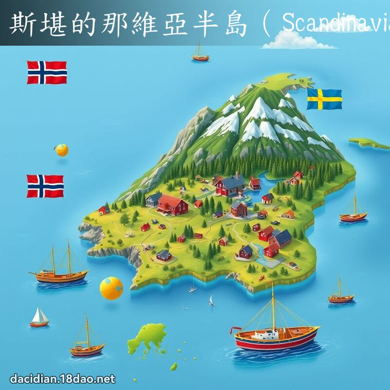 斯堪的那維亞半島（Scandinavia Peninsula） - 國語大辭典配圖