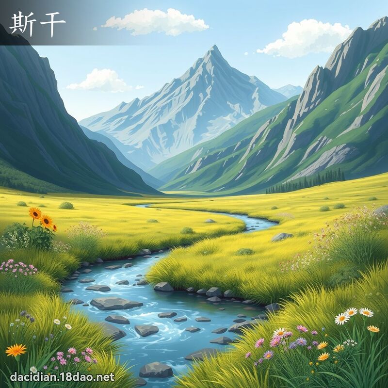 斯干 - 国语大辞典配图