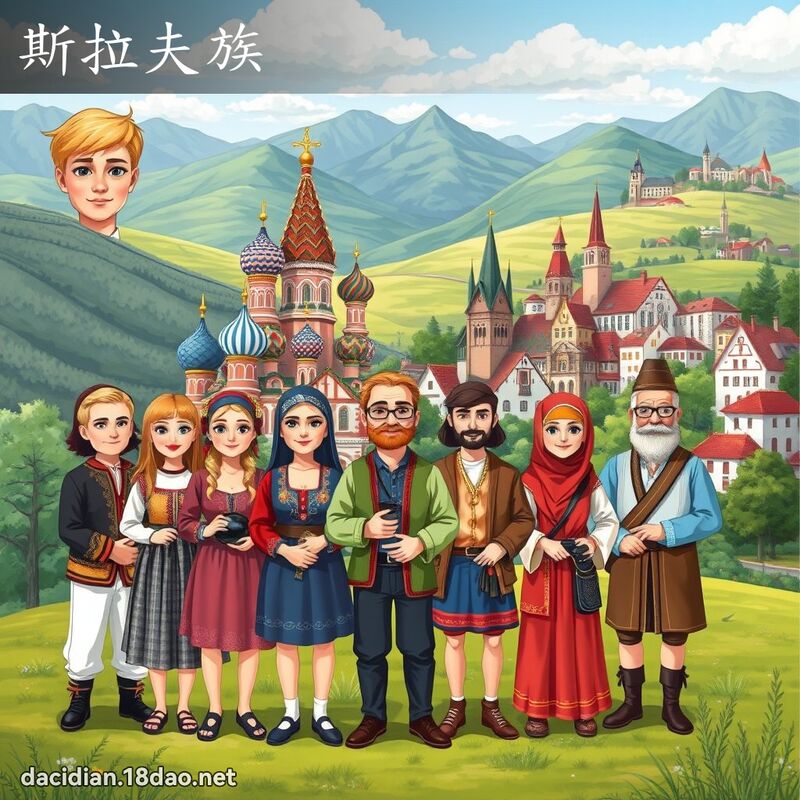 斯拉夫族 - 國語大辭典配圖