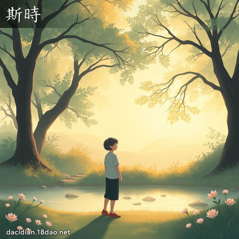 斯时 - 国语大辞典配图