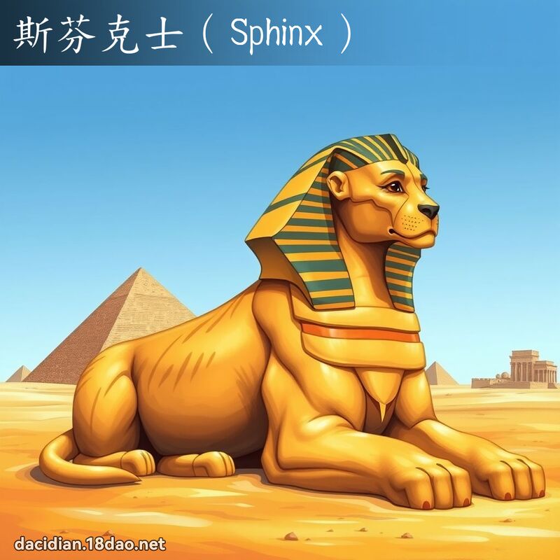 斯芬克士（Sphinx） - 国语大辞典配图