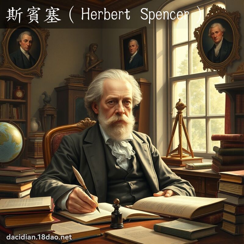 斯宾塞（Herbert Spencer） - 国语大辞典配图