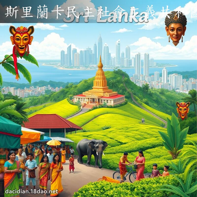 斯里兰卡民主社会主义共和国（Democratic Socialist of Sri Lanka) - 国语大辞典配图