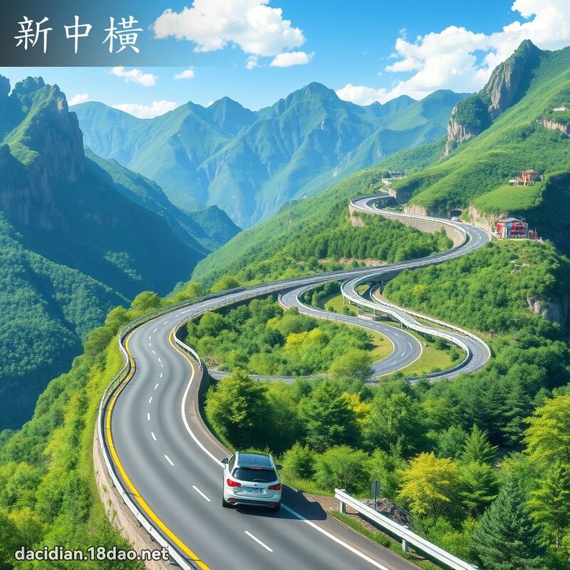 新中横 - 国语大辞典配图