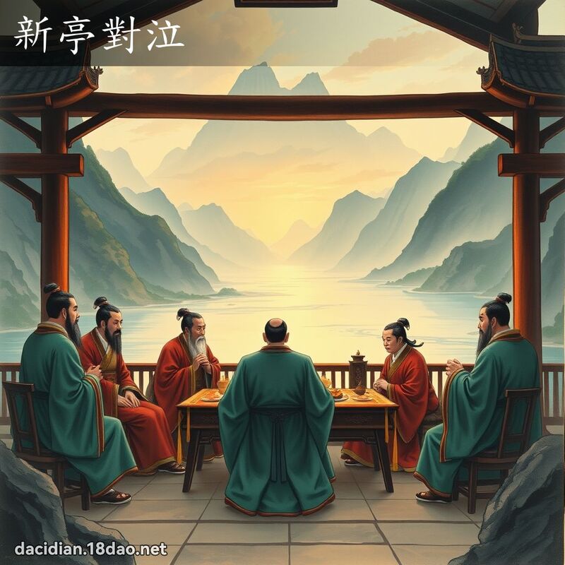 新亭对泣 - 国语大辞典配图