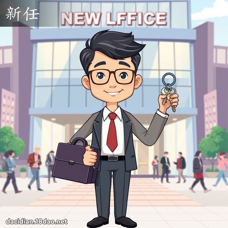 新任 - 國語大辭典配圖