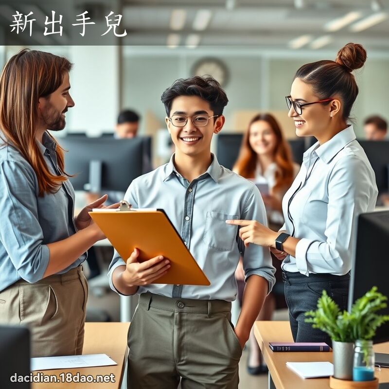 新出手儿 - 国语大辞典配图