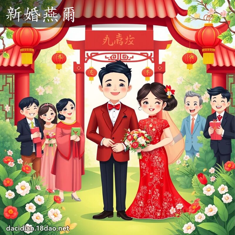 新婚燕爾 - 國語大辭典配圖