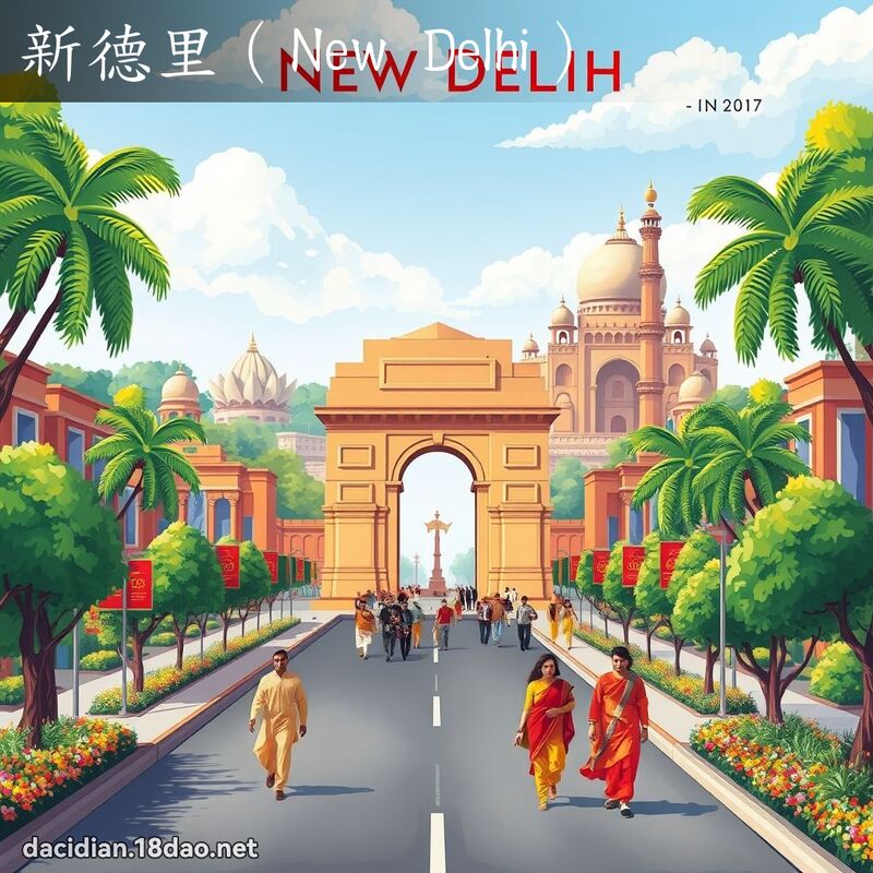 新德里（New Delhi） - 国语大辞典配图