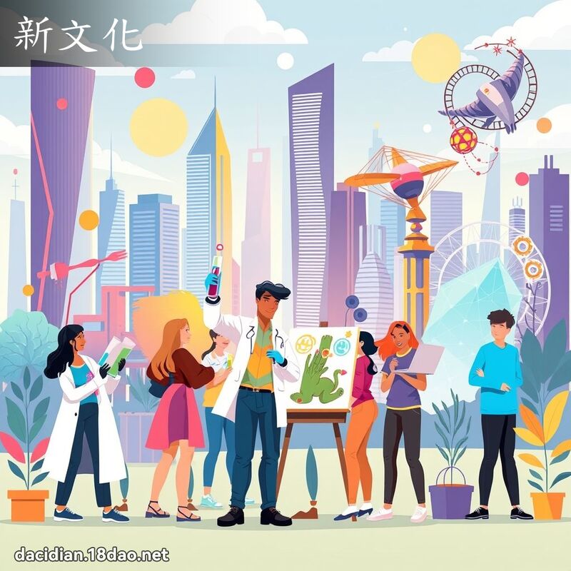 新文化 - 国语大辞典配图