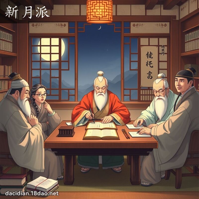 新月派 - 国语大辞典配图