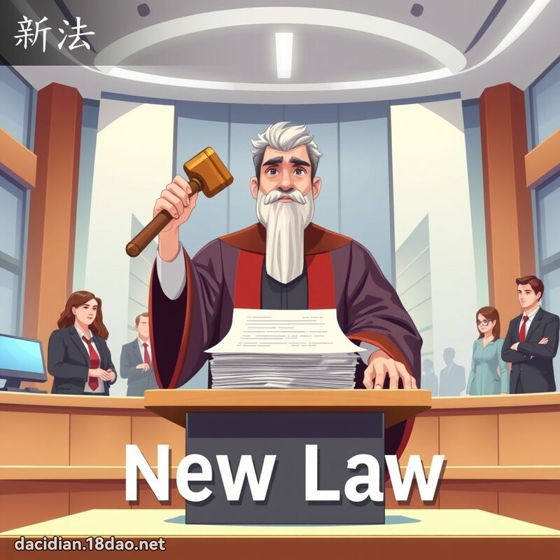 新法 - 國語大辭典配圖