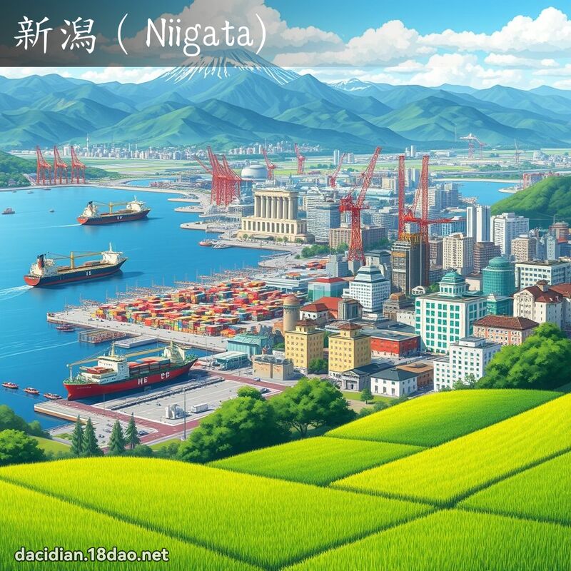 新潟（Niigata) - 國語大辭典配圖