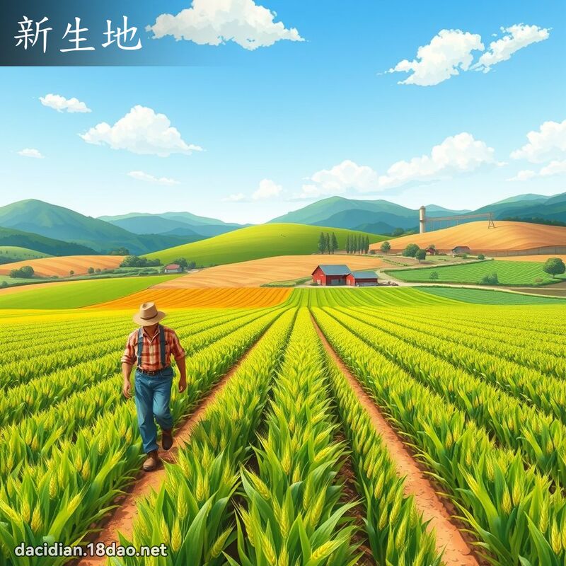 新生地 - 国语大辞典配图